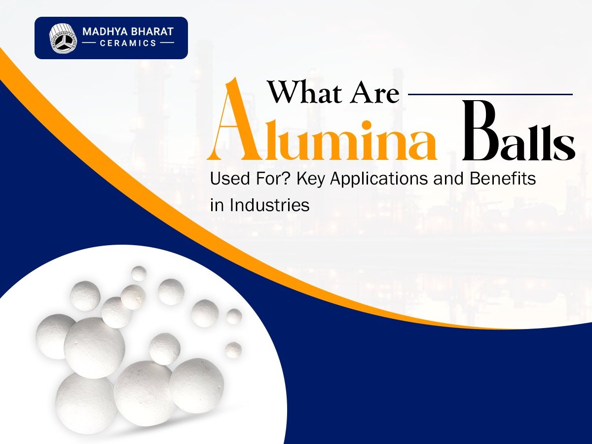 Alumina balls used for catalyst support and grinding in industrial applications