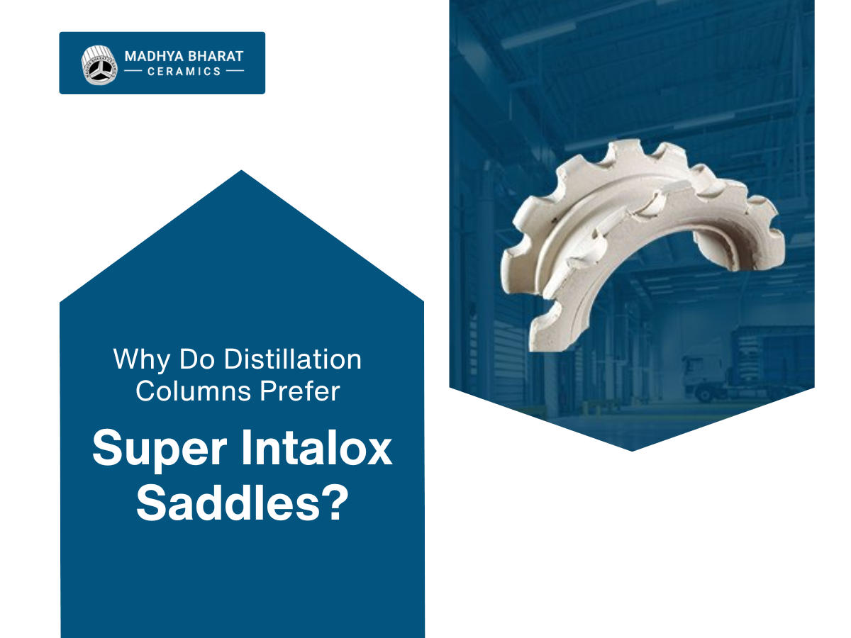 Super Intalox Saddles for industrial tower packing, supplied by trusted Super Intalox Saddles manufacturer, suppliers, and exporter