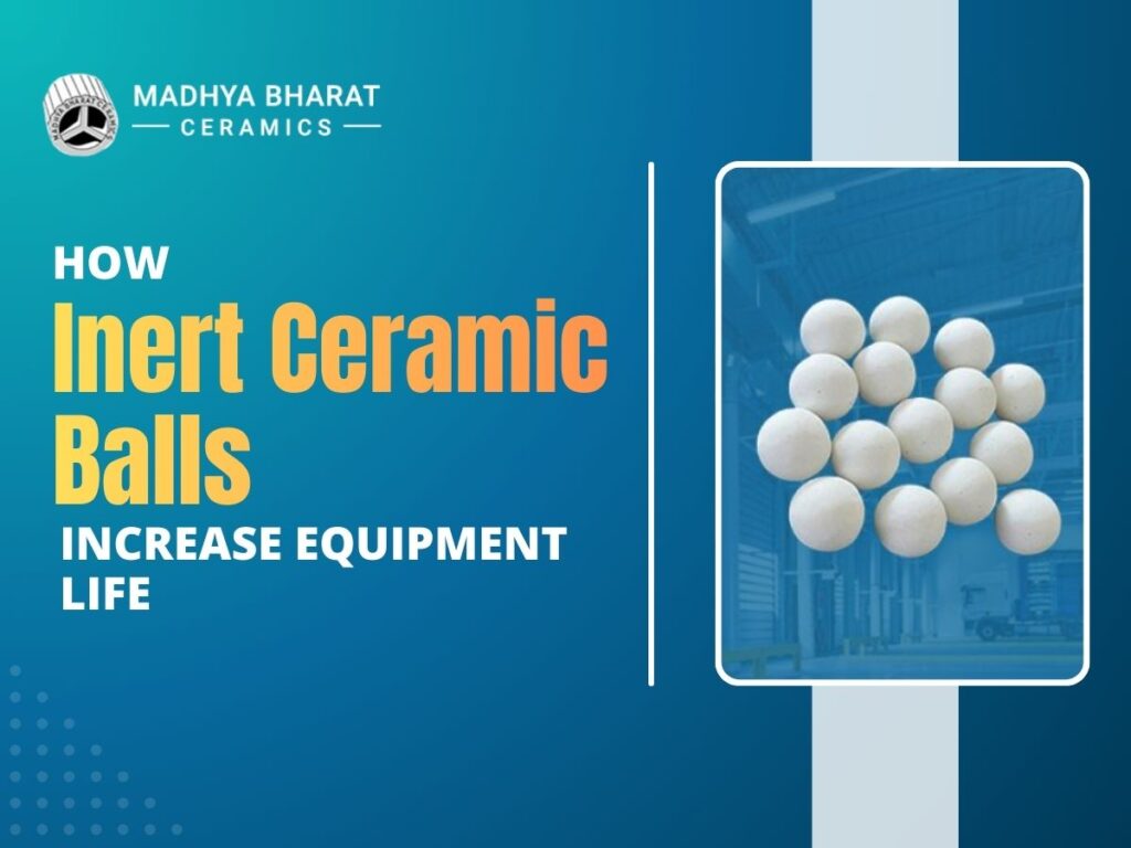 Inert ceramic balls used as catalyst bed support media in reactors and towers to protect equipment, improve flow distribution, and extend operational life