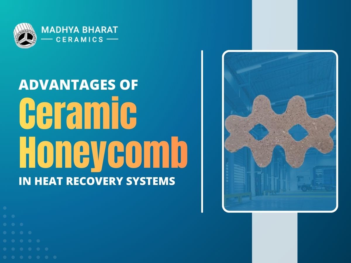 Ceramic honeycomb structure used in heat recovery systems for efficient thermal exchange, low pressure drop, and high temperature resistance in industrial processes
