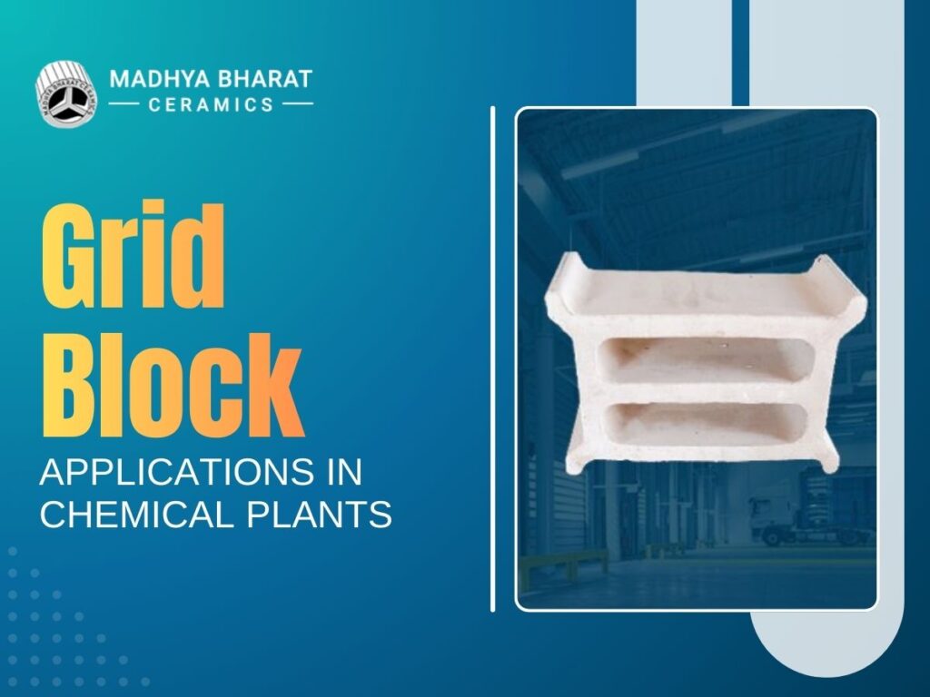 Ceramic grid block used in chemical plant towers to support tower packing and improve gas liquid distribution in industrial separation systems.