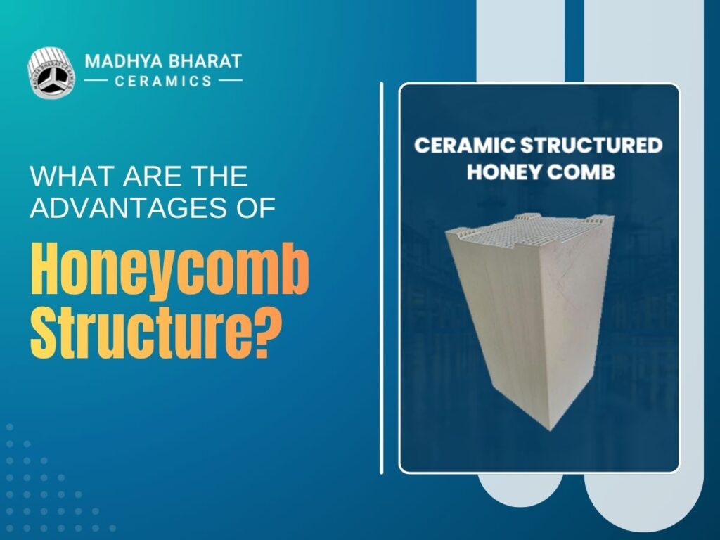 Ceramic honeycomb structure offering high surface area and efficient filtration in industrial applications