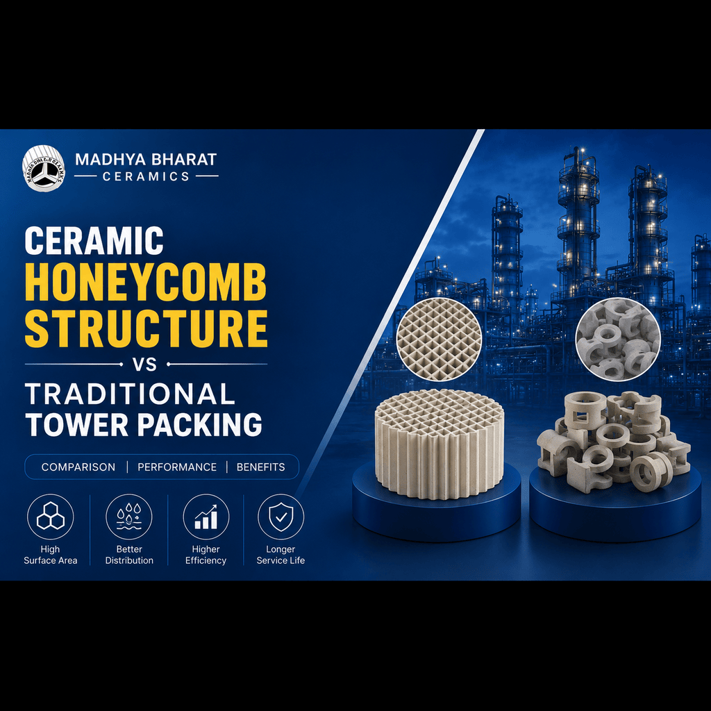 Ceramic Honeycomb Structure vs Traditional Tower Packing